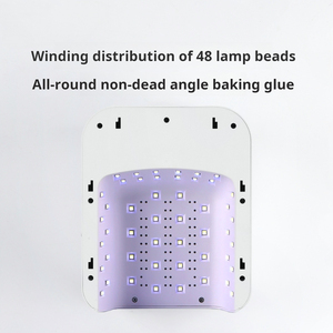 Lampe à ongles rechargeable 48W avec repose-main, longue autonomie, séchoir UV pour gel, idéale pour salon de manucure - Product Image 6