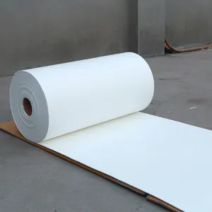 Papier ignifuge de fibre en céramique de force mince d'isolation à hautes températures