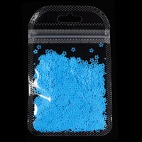 Paso Sico 2 g/sac 15 couleurs paillettes lumineuses fleurs colorées mignon Kawaii Design Nail Art paillettes 3D accessoires