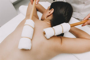 Set di rulli per terapia Madero di 14 massaggi svedesi Starter Kit per terapia del legno bastoncini e rulli per massaggi <span class=keywords><strong>Fusion</strong></span> in bambù - Product Image 4