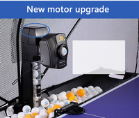Máquina de Tenis de Mesa Plegable para Interiores Huipang H600-PRO, Robot Automático de Tenis de Mesa