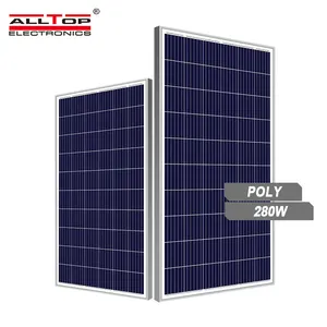 높은 모듈 효율 태양 전지 패널 가격 260 와트 265 와트 270 와트 275 와트 280 와트 태양 전지 패널 홈 태양 광 시스템