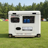 SLONG BRAND CE-Zertifizierter 8kW Dual-Fuel BENZIN & LPG Fernstart-Stromerzeuger für den Heimgebrauch