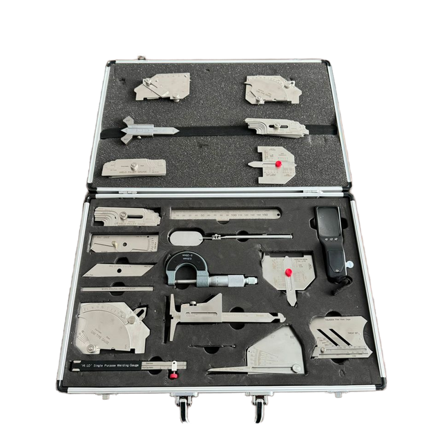 test Instruments Factory Direct Welding Inspection Fillet Welding Gauge Inspection Tool Kit 16pcs Set Industrial Metal Detectors