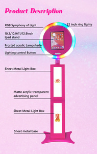 Uçuş durumda ahşap tahıl ile yeni 13 inç parti 11 inç kitap bağlar sahne alüminyum Dslr Salsa Ipad fotoğraf kabini - Product Image 5