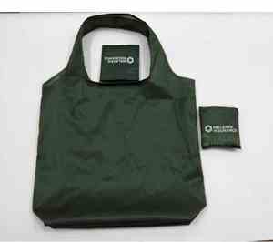 ถุงผ้าโพลีเอสเตอร์แบบพกพาพับได้เป็นมิตรต่อสิ่งแวดล้อม - Product Image 4