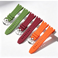Bracelet de montre sport à boucle pliable de style dessin animé à extrémités courbes, largeur de bande 26 mm, remplacement pour d'autres marques