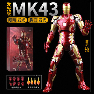 Action Figure in PVC di Alta Qualità Vendita Calda Set di Giocattoli Supereroi <span class=keywords><strong>Avengers</strong></span> IronSpiderMan Modellini in PVC per Bambini - Product Image 3