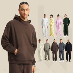 H5415 Custom Printing Embroidered 385 Grams Cotton Blends <b>Fleece</b> <b>Liner</b> Hoodies Women's Men's Hoodies - Product Image 1