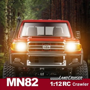รถบังคับวิทยุ MN82 1/12 Retro RTR 2.4G จำลองรถออฟโรดปีนเขาแบบเต็มสเกล พร้อมระบบหลบหลีกสิ่งกีดขวาง วัสดุโลหะ สาย USB ของขวัญสำหรับผู้ใหญ่และเด็กผู้ชาย - Product Image 5