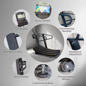 <span class=keywords><strong>Caminadora</strong></span> Curva Manual No Eléctrica Cheernin con Pantalla LCD para Ejercicios Cardiovasculares y Anaeróbicos - Product Image 2