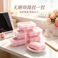 Jouet anti-stress en mousse en forme de macaron, bonbon arc-en-ciel croustillant et moelleux pour enfants