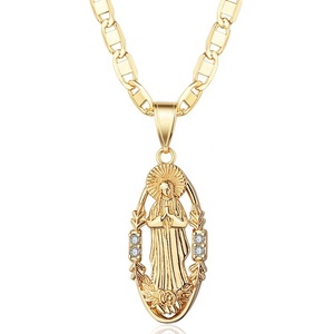 Pendentif tendance pour femme en alliage plaqué or 18 carats avec zircon cubique, style mode, sur mesure - Product Image 3