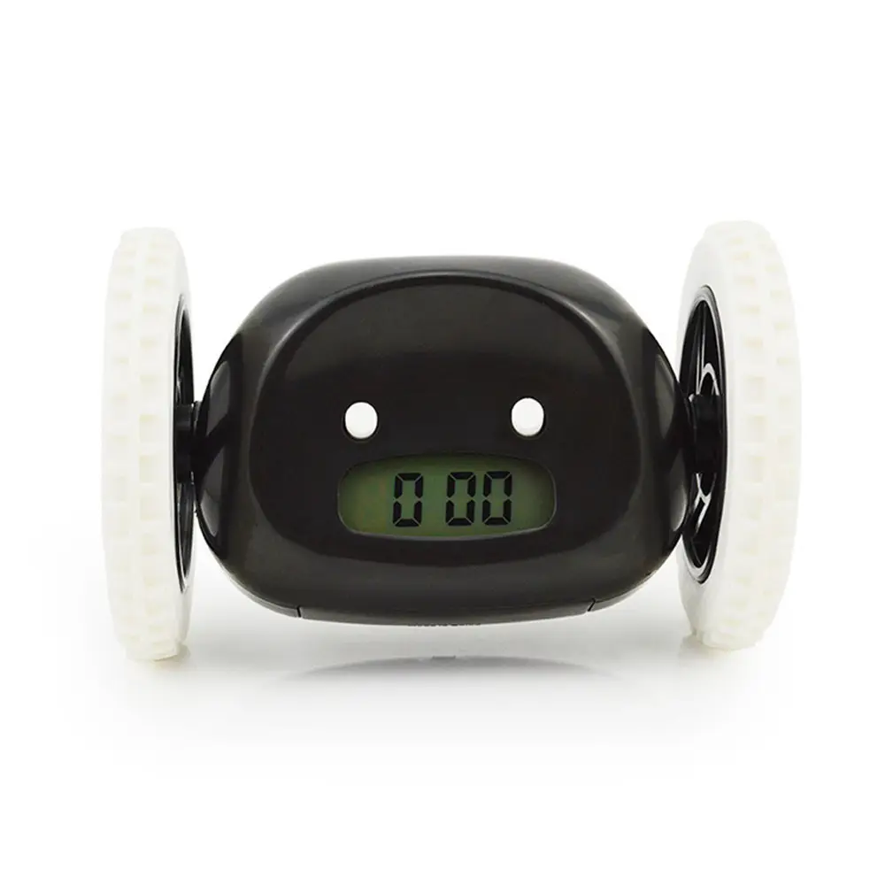 Reloj de mesa moderno con alarma de metal para niños, alarma de doble campana personalizada para escritorio
