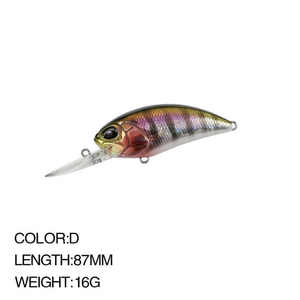 Palmer 15,5g/16G 8,7 cm cebos duros de lubina Artificial Minnow señuelo señuelos de plástico para peces trucha pesca flotante manivela Señuelos de Pesca - Product Image 6