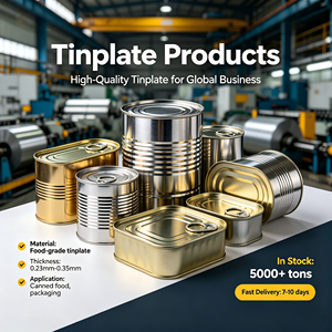 Lámina de Hojalata Lacada MR T3 Confiable <span class=keywords><strong>para</strong></span> Latas de Sardinas y Pescado, Suministro <span class=keywords><strong>para</strong></span> la Industria de Procesamiento de Alimentos en Ruanda - Product Image 1
