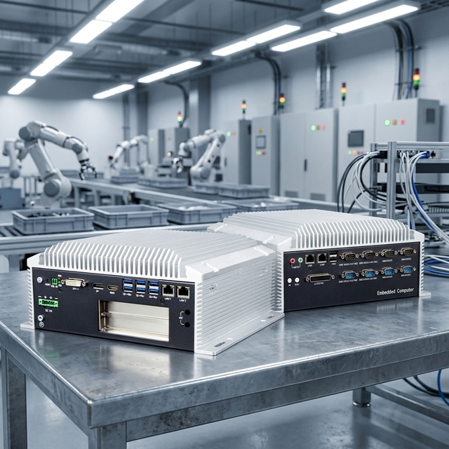 CNC Fanless Industrial Mini Pc Embedded AluMinium Alloy Computer for Automation Equipment