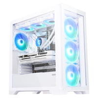 Boîtier PC Gaming SAMA 40 50 Series avec support de disque dur coulissant, boîtier d'ordinateur de bureau USB 3.1, boîtier PC Gaming Full Tower