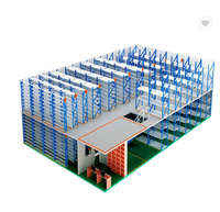 Système d'étagères industrielles multi-niveaux en acier haute efficacité pour entrepôt e-commerce, picking et stockage en usine
