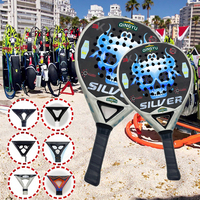 Raquette de Padel Qingyu Modèle 041 Personnalisable en Carbone Léger Portable 12K Fibre de Verre Givrée Graphite 24K – Vente en Gros