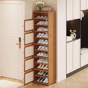 Multi Layer <b>Shoe</b> <b>Rack</b> Dustproof <b>Narrow</b> Space Saving Storage Cabinet For Entryway - Product Image 1