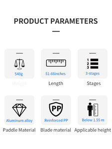 ไม้พายเด็ก KOETSU ทำจากอลูมิเนียมอัลลอยด์ ปรับความยาวได้ ใช้กับ<span class=keywords><strong>เรือ</strong></span> SUP แบบเป่าลม ไม้พาย<span class=keywords><strong>เรือ</strong></span><span class=keywords><strong>ยาง</strong></span> เหมาะสำหรับเด็กส่วนสูงต่ำกว่า 1.55 เมตร - Product Image 6