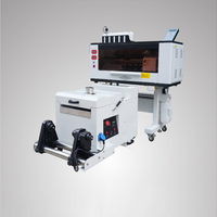 Sistema de impresión y coctelera de polvo DTF de transferencia de calor de dos cabezales Epson 7070-3, 2 unidades