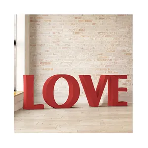 Grands chiffres pour les fêtes Grande lettre d'amour pour les alphabets de mariage Lettres en polystyrène - Product Image 1