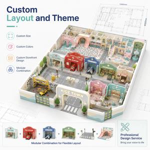Équipement de jeu d'intérieur personnalisé pour enfants, maison de jeu, aire de jeux pour café ludique, école maternelle et centre de jeux pour enfants - Product Image 4