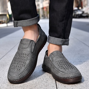 Nouvelles <span class=keywords><strong>Chaussures</strong></span> Décontractées pour Hommes en <span class=keywords><strong>Cuir</strong></span> PU 2026 – Baskets Tendance à Enfiler, Mocassins d'Été Respirants en Maille, <span class=keywords><strong>Chaussures</strong></span> Plates <span class=keywords><strong>de</strong></span> Conduite pour Hommes - Product Image 5