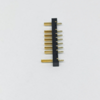 DGDTE Modell B01MW 2,5mm Rastermaß 8-Pin Steckverbinder aus Kupferlegierung mit Kunststoffgehäuse, Schwarz, Anpassbare Lange/Kurze Anschlüsse für Batterien