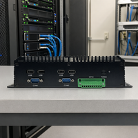 PC Industrial YCT sin Ventilador, PC Integrado en Caja, 6 COM, LAN Dual, RS232, RS485 para Automatización Industrial SCADA IoT