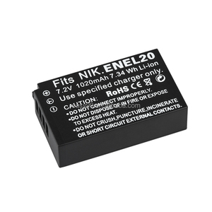 EN-EL20 enel20 thay thế Li-on pin 1020mAh cho Nikon 1j1 J2 J3 S1 AW1 Coolpix một pm006 máy ảnh S S1 En EL20 Pin máy ảnh - Product Image 3