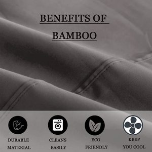 Mềm Mại Thoáng Khí Làm Mát Bộ Đồ Giường Sheets Set 100% Tre Từ Viscose Tấm Tre Tùy Chỉnh Phẳng & Được Trang Bị Tấm - Product Image 2