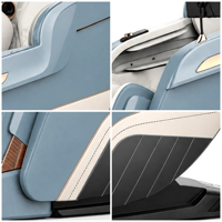 Fauteuil de massage zéro gravité pour la relaxation et la santé, avec chauffage des hanches, massage des pieds et couverture complète par airbags