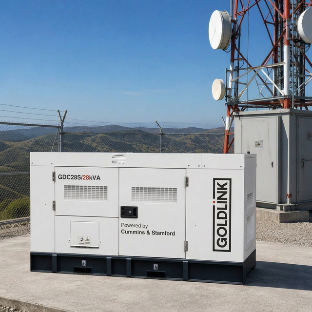 Goldlink Power Professional Supply 28KVA/22KW Super Silent Standby Power Generator Silent Diesel Generator Electric Generator