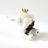 Diffuseur d'huiles essentielles en céramique en forme d'ours mignon pour voiture, clip de ventilation, désodorisant, décoration parfumée en porcelaine, vente en gros