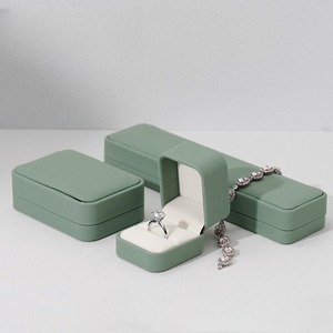 Custom Exquisite PU leather <b>proposal</b> <b>ring</b> <b>box</b>, wedding diamond <b>ring</b>, jewelry gift packaging and storage <b>box</b> - Product Image 4