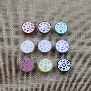 Alta Qualidade Personalizado Impresso Jean Botões Sustentável Metal Shank Snap Roupas Metal Jeans Colorido Chapeamento Técnica - Product Image 6