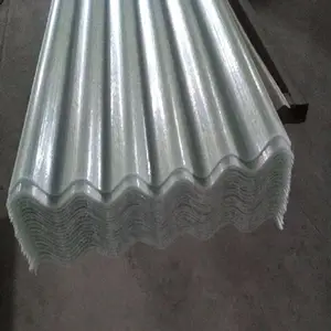 Corrugated Roof Panel Fiberglass Sheet Transparent Building Roof 1.3mm Clear Fri Gap for Greenhouse Roof Customized 0.6mm-3.0mm