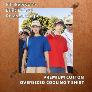 เสื้อยืดคอตตอนสีขาวพรีเมียมคุณภาพสูงทรงหลวมไหล่ตก สไตล์สมาร์ทแคชชวลสำหรับผู้ชาย ผ้า Sorona ระบายความร้อน พร้อมโลโก้แบบกำหนดเอง - Product Image 2