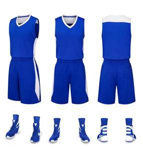 Al por mayor diseño en blanco adultos reversible transpirable impreso baloncesto uniforme Hombre Logo personalizado chaleco conjunto - Product Image 2