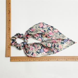 Élégant serre-tête floral français vintage avec ruban, accessoire pour cheveux, design à nœud réglable pour femmes et filles - Product Image 3