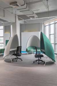 Moderno espacio abierto 2 personas Estación DE TRABAJO Escritorio de oficina Muebles Diseño Mesa de oficina de trabajo - Product Image 6