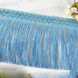 커튼 장식용 16cm 술 프린지 체인 원피스 금괴 골드 폴리에스터 레이온 술 프린지 - Product Image 2