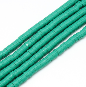 Perles en argile polymère de 6 mm, perles plates en argile polymère, perles en vrac, perles en argile <span class=keywords><strong>Fimo</strong></span> pour la fabrication de bracelets - Product Image 5