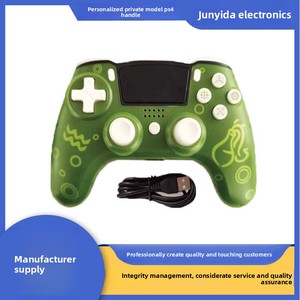 Hot-Bán P4 Mô Hình Không Dây Cho <span class=keywords><strong>Bluetooth</strong></span> Cho <span class=keywords><strong>PS4</strong></span> Điều Khiển Cross-Biên Giới Sáu Trục Con Quay Quay Động Cơ Kép Rung Trò Chơi - Product Image 2