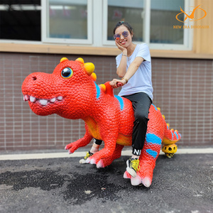 Nhà máy công viên chủ đề trực tiếp cưỡi khủng long cơ khí hoạt hình điện - Product Image 5