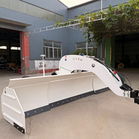 Niveleur hydraulique à col de cygne avancé pour satellite, commande laser double, capacité 2600 kg, de 3 m à 5 m, personnalisé en usine