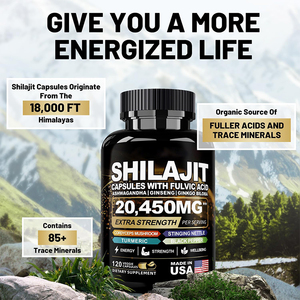 Oem Organische Shilajit Pure Himalayan Immuniteit En Energie Gezondheid Ashwagandha Ginkgo <span class=keywords><strong>Rhodiola</strong></span> <span class=keywords><strong>Rosea</strong></span> Ginseng Shilajit <span class=keywords><strong>Capsule</strong></span> - Product Image 2